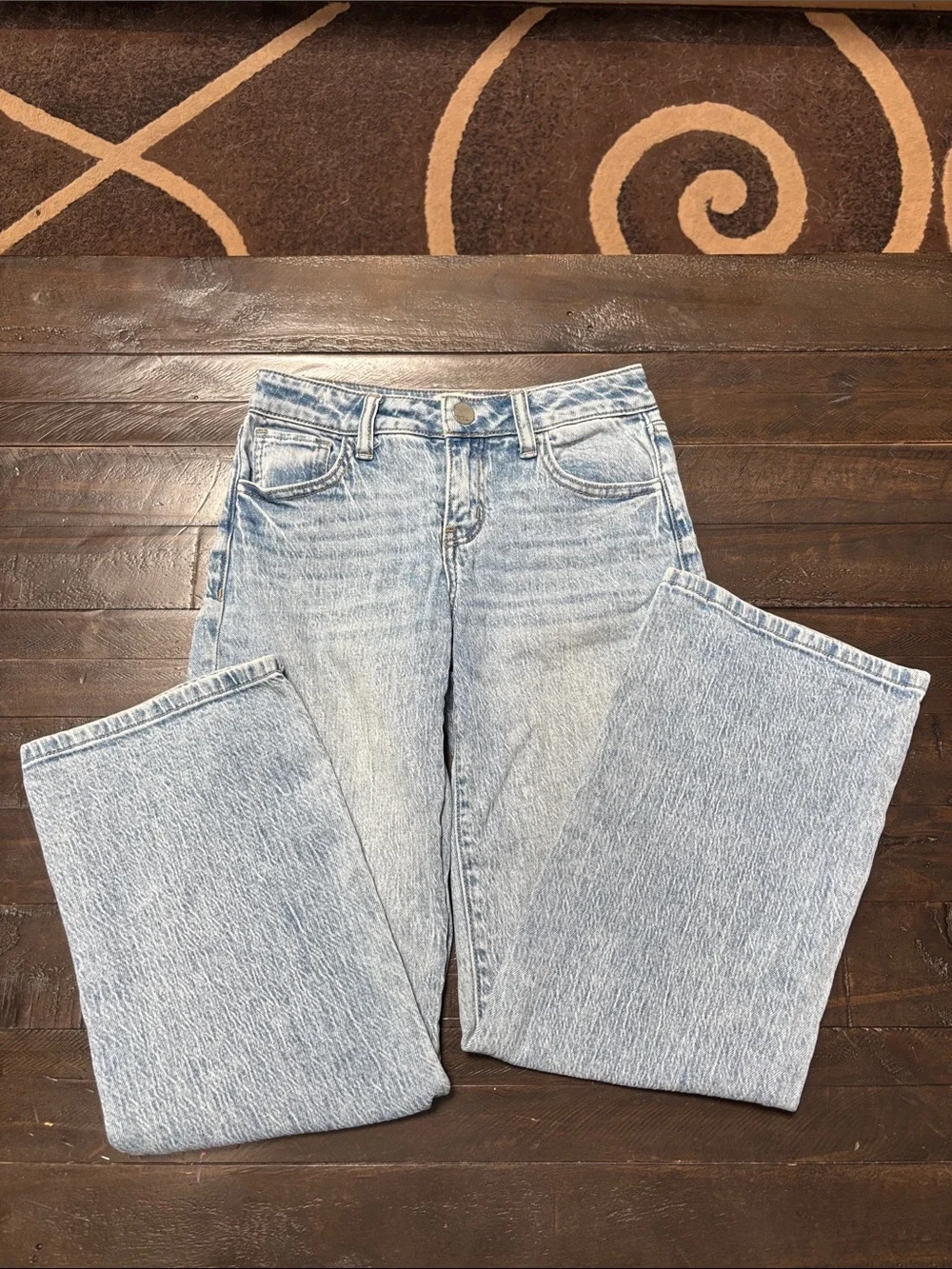 BKE mini Taylor Youth Light Wash Girl’s Straight Leg Jeans